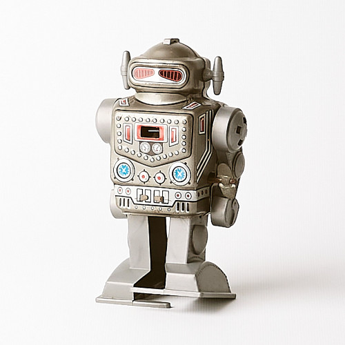 The Robot Captain. Japanese Tin plate Clockwork Toy Robot