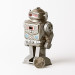 The Robot Captain. Japanese Tin plate Clockwork Toy Robot