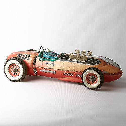 Modern Toys "Champion Racer 301" Japanese Tin Plate Racing Car
