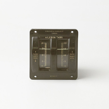 Aircraft Aileron Position Gauge