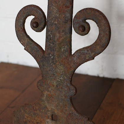 Wrought iron Gothic Door Strap 