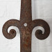 Wrought iron Gothic Door Strap 