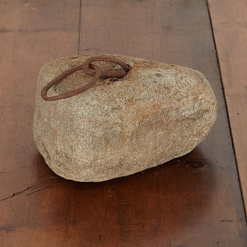 Vintage Farmyard Tethering Stone Door Stop