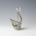 Maltese Mtarfa Glass Swan