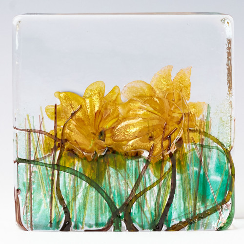 Timothy Harris Art Glass Sun Catcher Paper Weight 