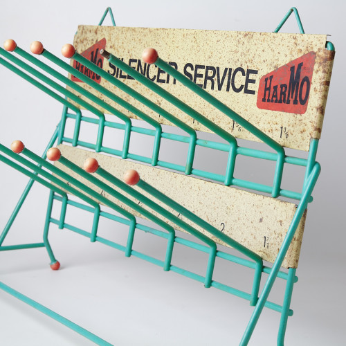 Harmo Vehicle Exhaust Part Display Rack 1950s