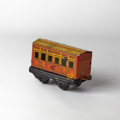 Tin Plate Brimtoy Model Railway Carriage