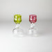 Cut Glass Coloured Shot Glasses