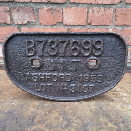 11 Ton Cast Iron Ashford Wagon plate