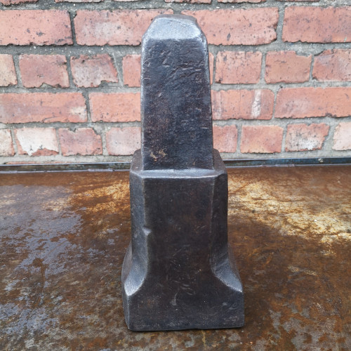 Vintage Blacksmiths Large Forged Steel Stake Anvil 